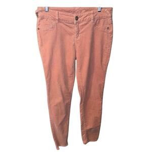 Maurices Women's Pink Corduroy Size Large Pant's